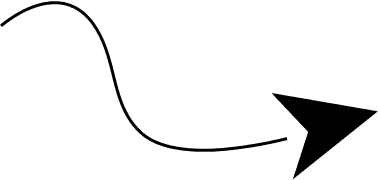 Right arrow shape