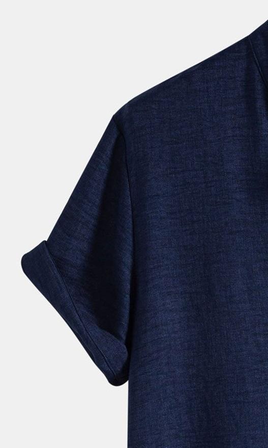 Summer Cozy ShirtDeep Navy3