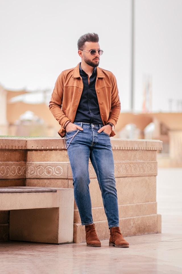 Men's Classic Fit JeansPetrol7